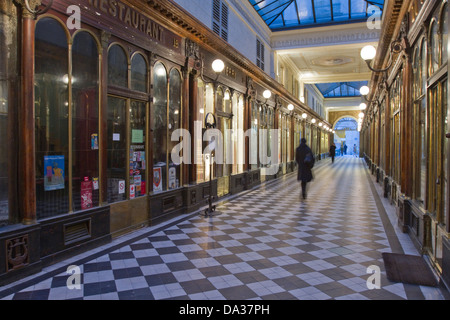 Einkaufszentrum Galerie Véro Dodat aus dem 19. Jahrhundert in Paris, Frankreich Stockfoto