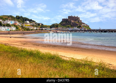 Gorey Castle, Gorey, Jersey, Großbritannien Stockfoto