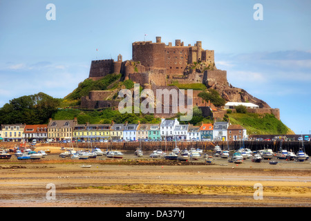 Gorey Castle, Gorey, Jersey, Großbritannien Stockfoto