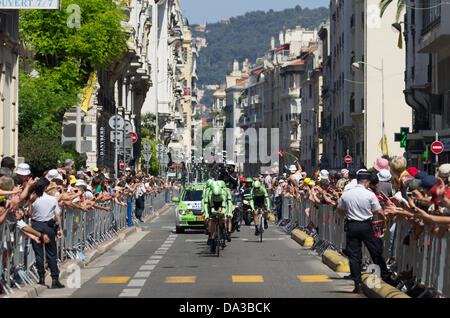 Nizza, Frankreich. 2. Juli 2013.  Bildnachweis: Jonatha Borzicchi Redaktion/Alamy Live-Nachrichten Stockfoto