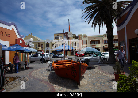 Fußgängerzone, Swakopmund, Namibia, Afrika Stockfoto