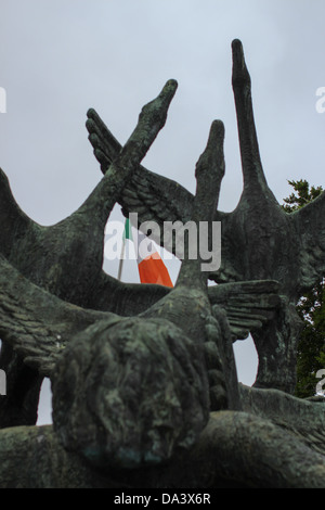 Skulptur in the Garden of Remembrance, Parnell Square, Dublin, Irland. Stockfoto