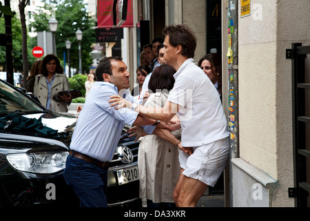 Schlägerei, Madrid, Spanien. Stockfoto