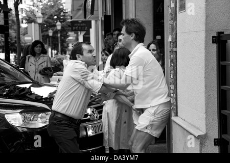 Schlägerei, Madrid, Spanien Stockfoto