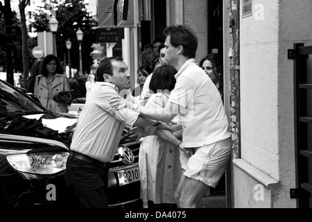 Schlägerei, Madrid, Spanien Stockfoto