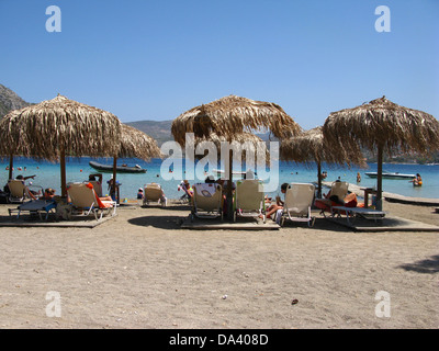 Limni Vouliagmeni, Loutraki, Corinthia, Peloponnes, Griechenland Stockfoto