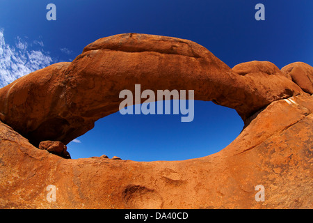 Natürlichen Felsbogen Spitzkoppe, Namibia, Afrika Stockfoto