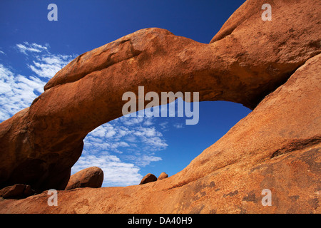 Natürlichen Felsbogen Spitzkoppe, Namibia, Afrika Stockfoto