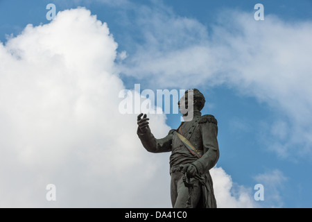 Armee-General Antonio José de Sucre Statue, Quito, Provinz Pichincha in Ecuador Stockfoto