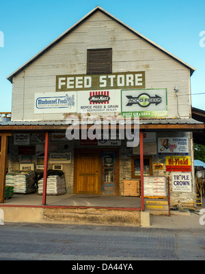 Feed Store in Texas, USA Stockfoto