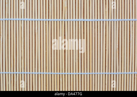 Bambus Stick Stroh Matte Textur, Hintergrund Stockfoto