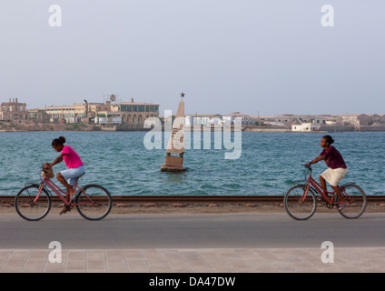 Massawa Insel Causeway, Massawa, Eritrea Stockfoto