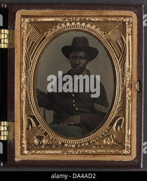 [Unbekannter afrikanische amerikanischer Soldat in Union Korporal-uniform] (LOC) Stockfoto