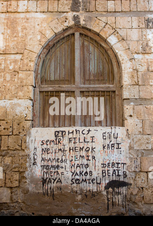 Osmanische Architektur Gebäude, Massawa, Eritrea Stockfoto