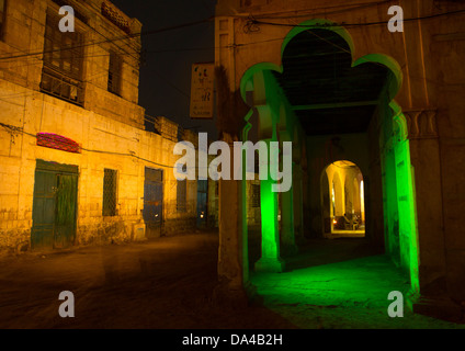 Osmanische Architektur Gebäude, Massawa, Eritrea Stockfoto