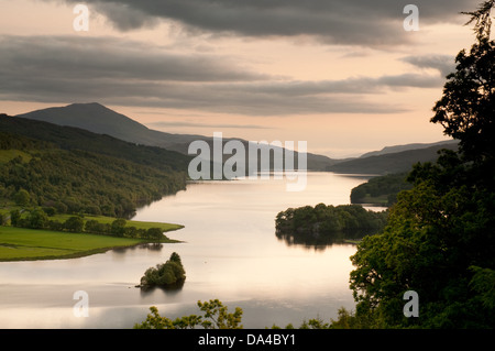 Die Königin Blick auf Loch Tummel Stockfoto