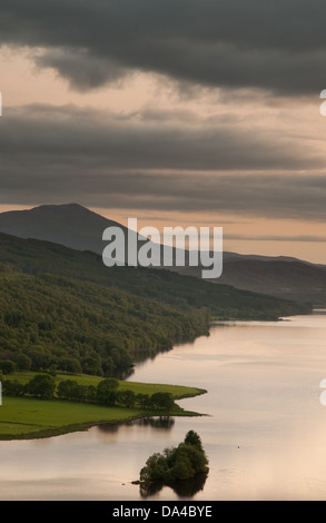 Die Königin Blick auf Loch Tummel Stockfoto