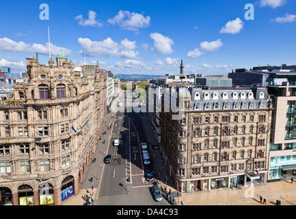 Jenners Kaufhaus und St Davids Straße südlich von Princes St Edinburgh Midlothian Schottland Großbritannien GB EU Europa Stockfoto