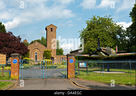 Sankt-Georgs Royal Air Force Kapelle des Gedenkens Biggin Hill, Kent, UK Stockfoto