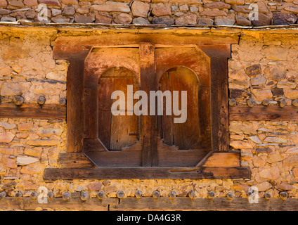 Fenster In der Kirche Kidane Mehret, Senafe, Eritrea Stockfoto