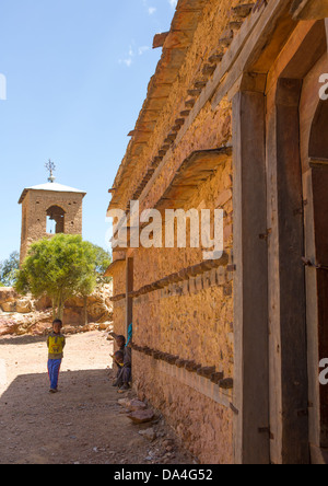 Die Kirche Kidane Mehret, Senafe, Eritrea Stockfoto