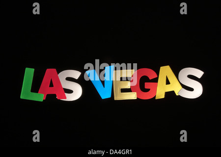 LAS VEGAS NEVADA USA SCHILD Stockfoto