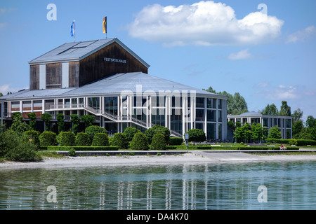 Festspielhaus Füssen am See Forggen, Ostallgaeu, Bayern, Deutschland Stockfoto