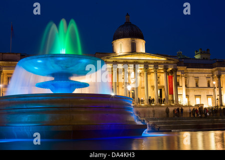 Die National Gallery am Trafalgar Square in London Stockfoto