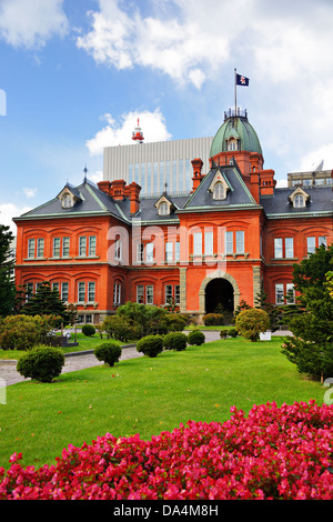 Ehemalige Hokkaido Regierungsamt in Sapporo, Japan. Stockfoto