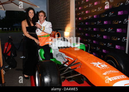 James Rossiter posh auf den F1-Sport auf der Grand-Prix-Ball-Fundrises für Kinder mit Krebs 'CLIC Sargent"in London. Stockfoto