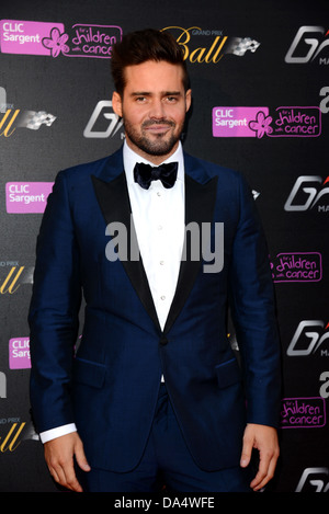 Spencer Matthews kommen für den Fototermin an der Grand-Prix-Ball-Fundrises für Kinder mit Krebs, die "CLIC Sargent" in Hurli statt Stockfoto