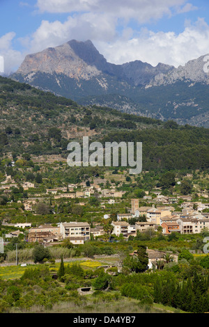 Soller, Serra de Tramuntana, Mallorca, Spanien Stockfoto