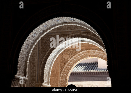 Alhambra Palast Granada Andalusien Spanien Stockfoto