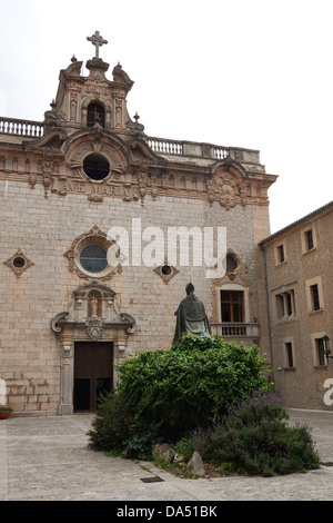 Santuari de Santa Maria de Lluc, zwischen Caimari und Pollenca, Mallorca, Spanien Stockfoto