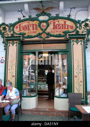 Konditorei Shop Forn des Teatre, Palma De Mallorca, Mallorca, Spanien Stockfoto