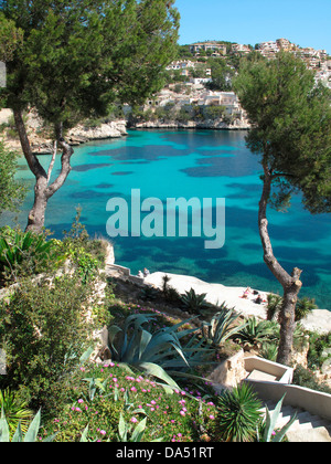 Cala Fornells, Peguera, Calvia, Mallorca, Spanien Stockfoto