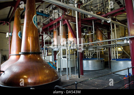 Bushmills Irish Whiskey Destillerie in County Antrim, Nordirland, Vereinigtes Königreich Stockfoto