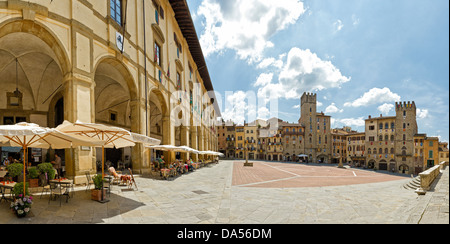 Arezzo Italien Europa Toskana Toscana Piazza Loggia Loggia