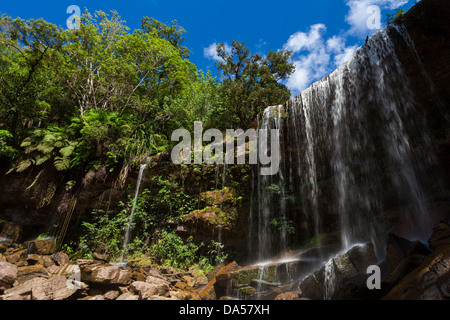 Popokvil Wasserfälle auf Bokor National Park - Kampot Provinz, Kambodscha Stockfoto