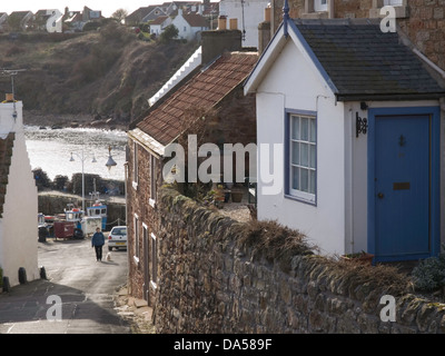 Crail Hafen Fife Schottland Stockfoto