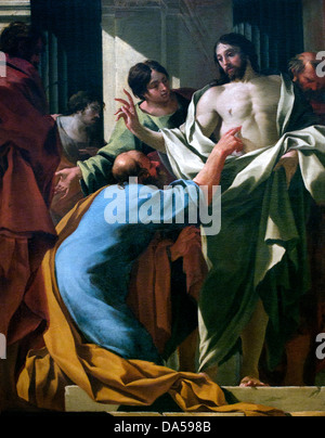 Der Zweifel an St. Thomas 1635 Simon Vouet 1590-1649 Frankreich Frankreich Stockfoto