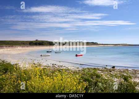 Longis Bay Alderney Kanalinseln, Großbritannien Stockfoto