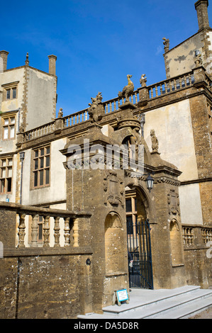 Sherborne Castle ist ein aus dem 16. Jahrhundert Tudor Herrenhaus südöstlich von Sherborne in Dorset. Stockfoto