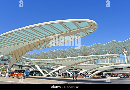 Bahnhof Lissabon Oriente Stockfoto