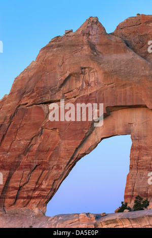 White Mesa Arch, im Nord-östlichen Teil von Arizona, USA Stockfoto