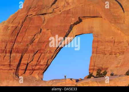 White Mesa Arch, im Nord-östlichen Teil von Arizona, USA Stockfoto