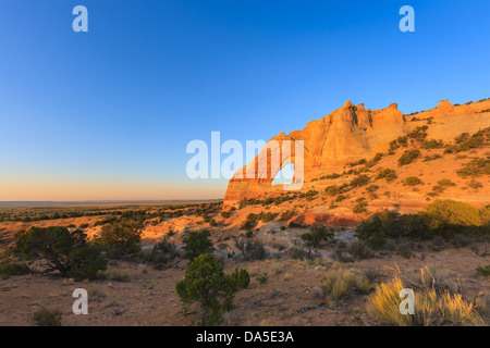 White Mesa Arch, im Nord-östlichen Teil von Arizona, USA Stockfoto