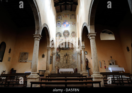 Italien, Toskana, Pitigliano, Kirche Santa Maria, auch bekannt als San Rocco Stockfoto