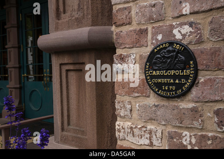 Dock-Straßentheater, 135 Church Street, Charleston SC, USA Stockfoto