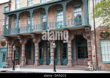 Dock-Straßentheater, 135 Church Street, Charleston SC, USA Stockfoto